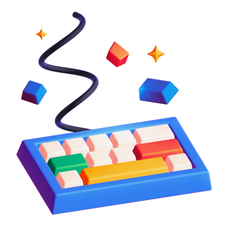 Keyboard  3D Icon