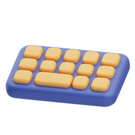 Keyboard  3D Icon