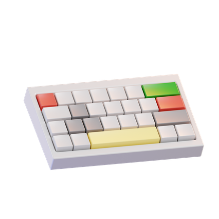 Keyboard  3D Icon