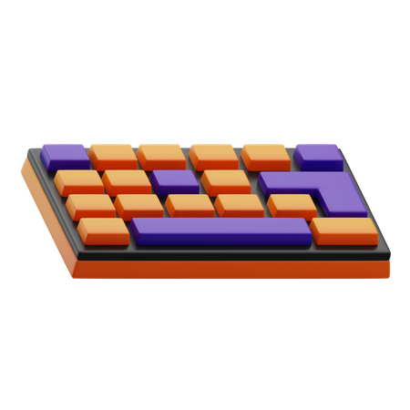 Keyboard  3D Icon