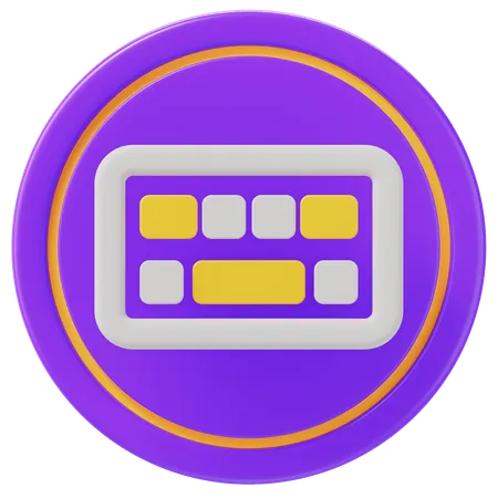 Keyboard  3D Icon