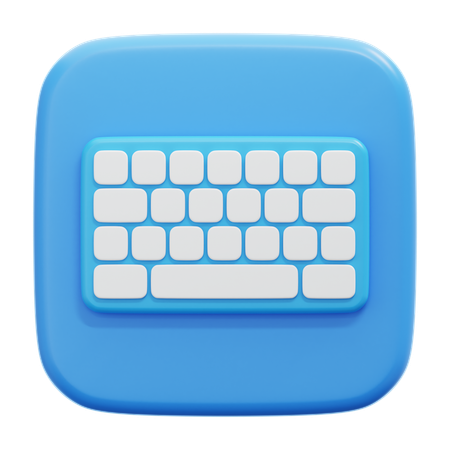 Keyboard  3D Icon