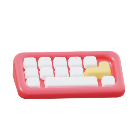 Keyboard  3D Icon