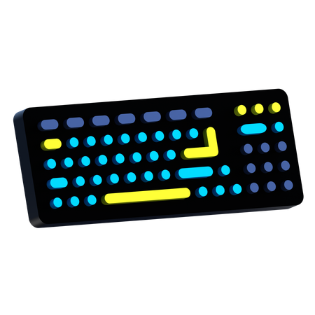 Keyboard  3D Icon