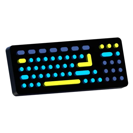 Keyboard  3D Icon