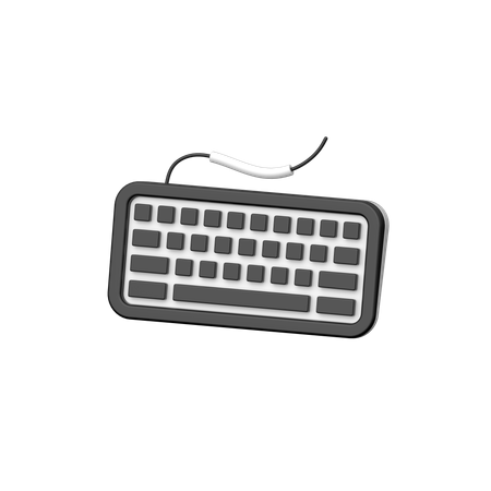 Keyboard  3D Icon