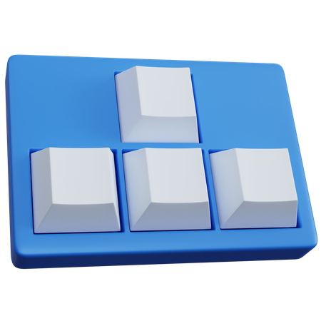 Keyboard  3D Icon