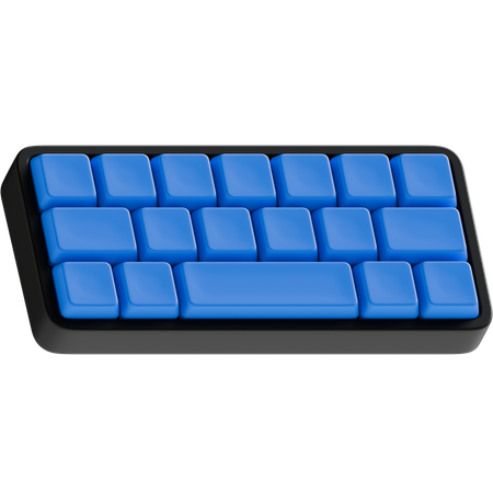 Keyboard  3D Icon