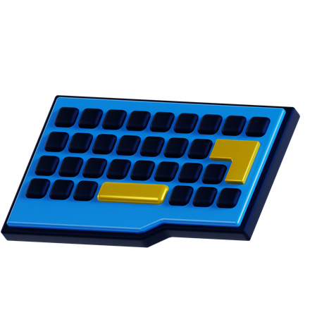 Keyboard  3D Icon