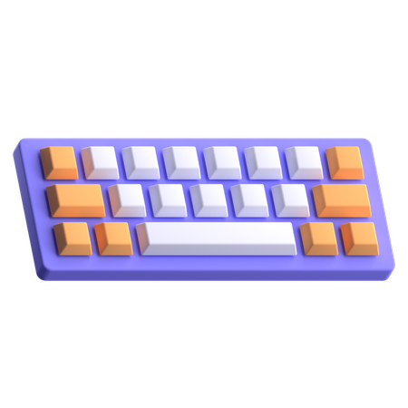 Keyboard  3D Icon