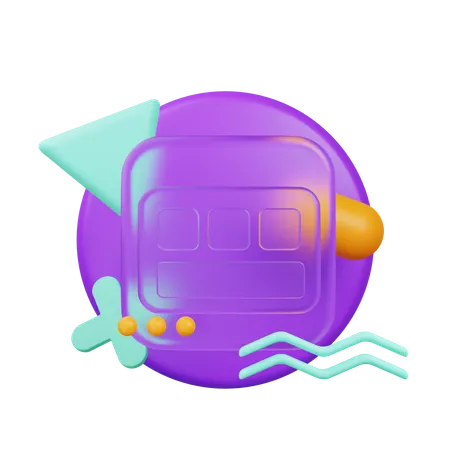 Keyboard  3D Icon