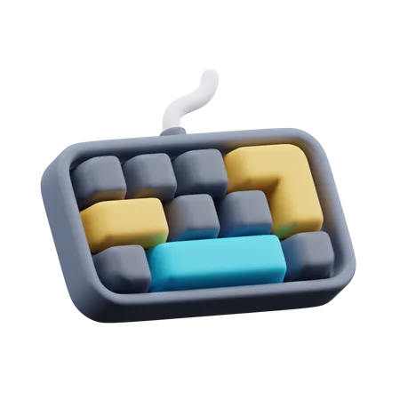 Keyboard  3D Icon