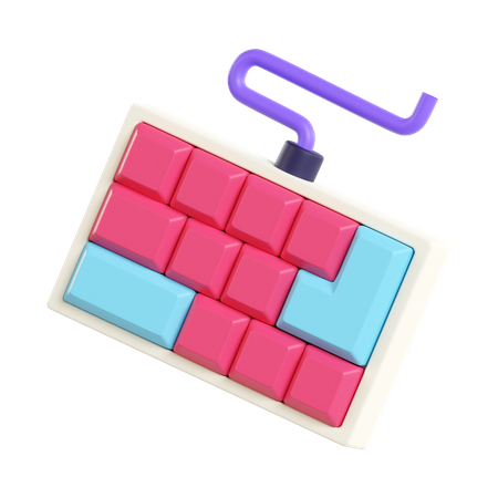 Keyboard  3D Icon