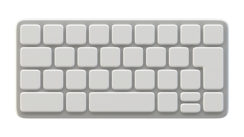 Keyboard  3D Icon