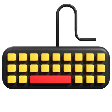 Keyboard  3D Illustration