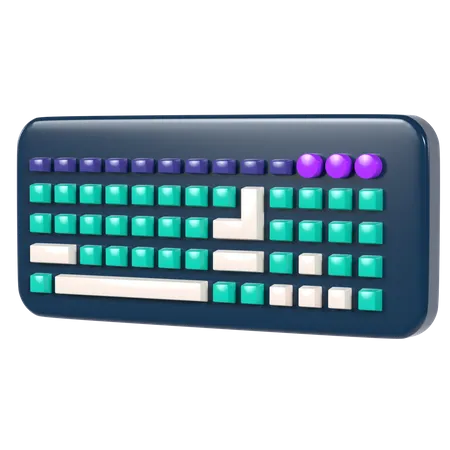 Keyboard  3D Illustration