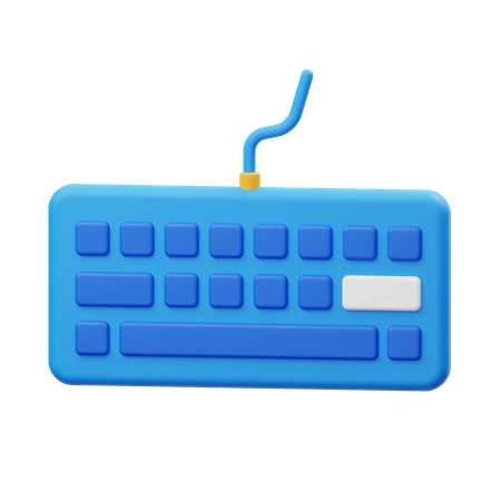 Keyboard  3D Illustration