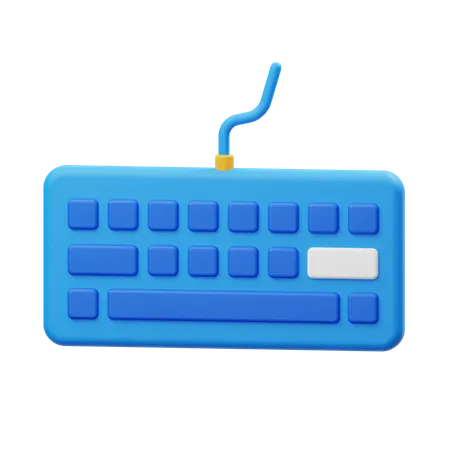 Keyboard  3D Illustration