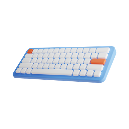 Keyboard  3D Illustration