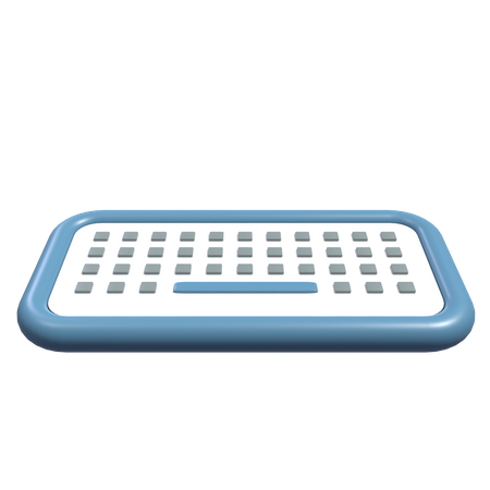 Keyboard 3D Icon