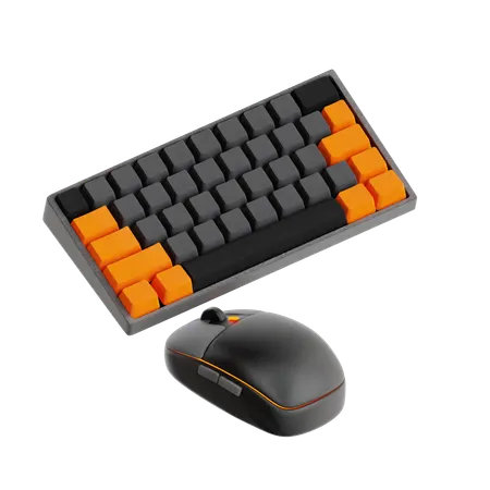 Keyboard And Mouse  3D Icon
