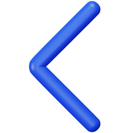 Keyboard Arrow Left  3D Icon