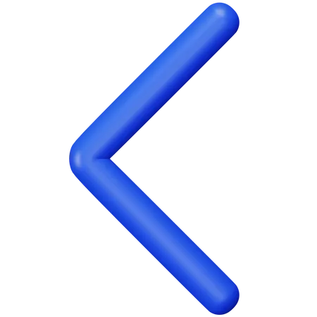 Keyboard Arrow Left  3D Icon