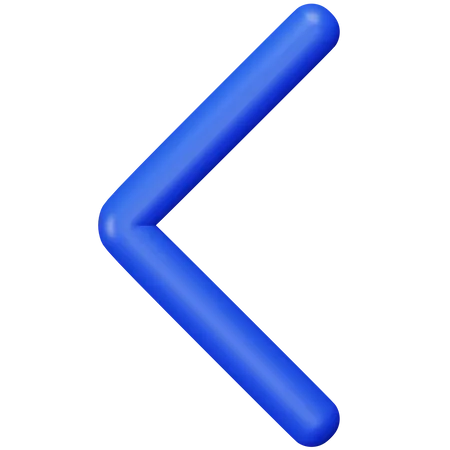 Keyboard Arrow Left 3D Icon
