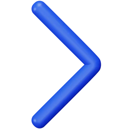 Keyboard Arrow Right 3D Icon