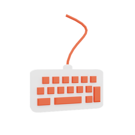 Keyboard Console 3D Icon