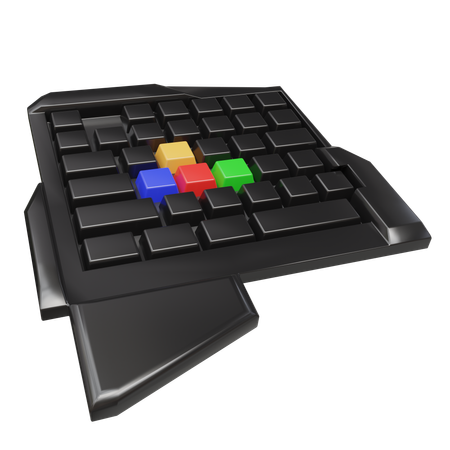 Keyboard Gaming  3D Icon