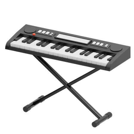 Keyboard Instrument  3D Icon