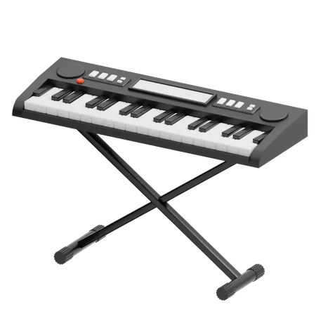Keyboard Instrument  3D Icon