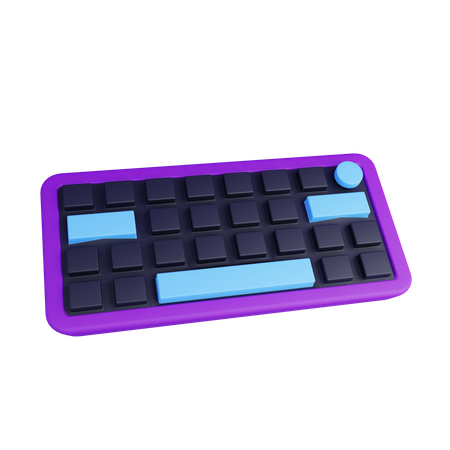 Keyboard Knob  3D Icon