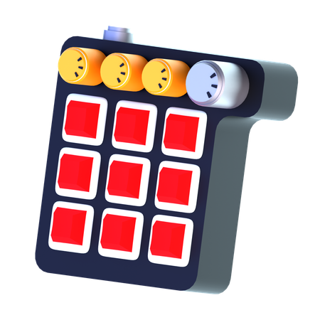 Keyboard Macro Pad  3D Icon