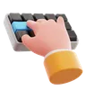 Keyboard Typing Hand Gesture