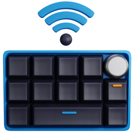 3 D Illustration Keyboard Wireless 3D Icon
