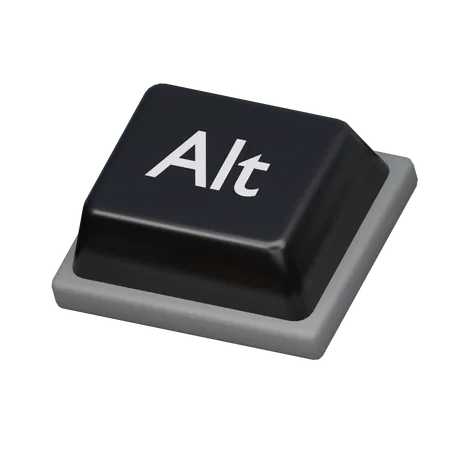 Keycap Alt 3 D Icon 3D Icon
