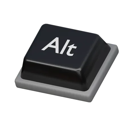 Keycap Alt  3D Icon