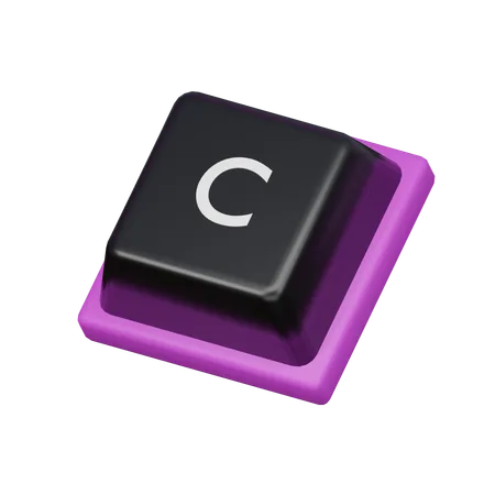 Keycap C  3D Icon