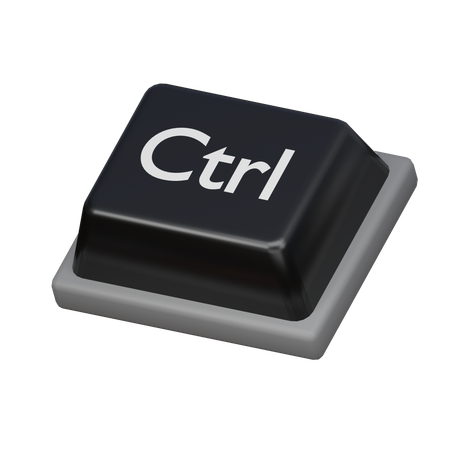 Keycap Ctrl  3D Icon