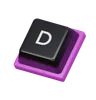 Keycap D