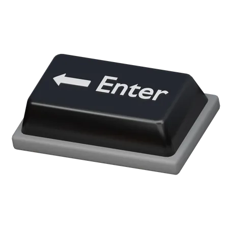 Keycap Enter  3D Icon