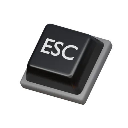 Keycap ESC  3D Icon