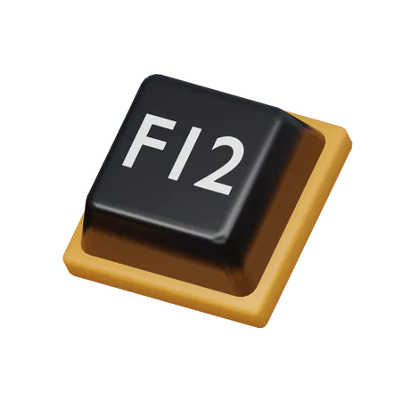 キーキャップ f12  3D Icon