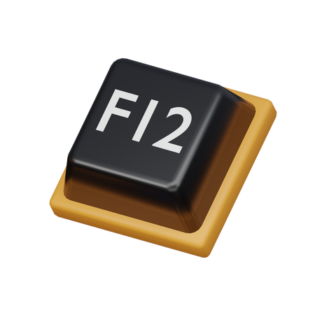 Keycap F12  3D Icon