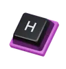 Keycap H