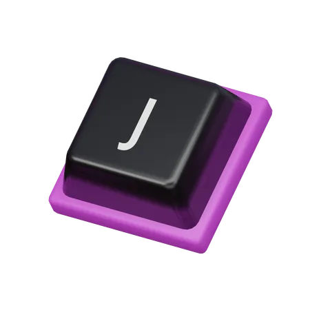Keycap J  3D Icon