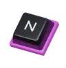 Keycap N