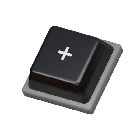 Keycap Mais Icone 3 D 3D Icon